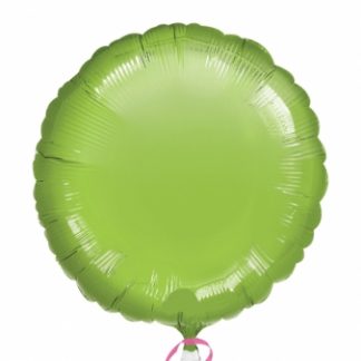 Lime Green Round Foil-0