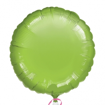 Lime Green Round Foil-0