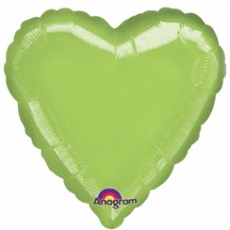 Lime Green Heart Foil-0
