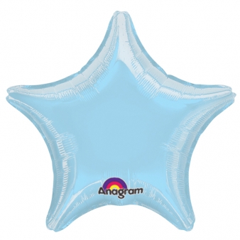 Pastel Blue Star Foil-0