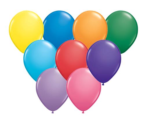 Rainbow Assorted Latex-0