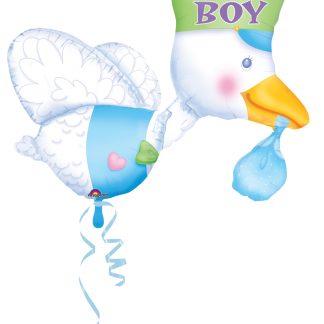 Stork Baby Boy Supershape-0