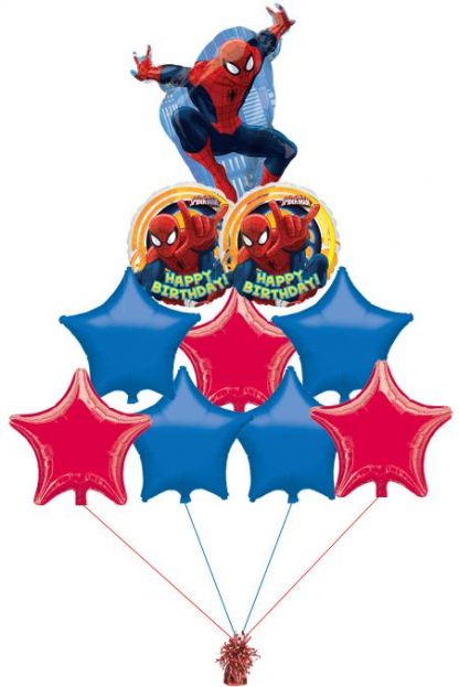 Spider Man Balloon Bouquet-0