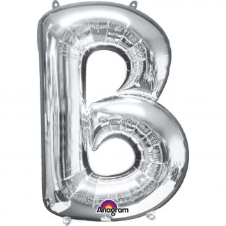 Silver Foil Letter B-0