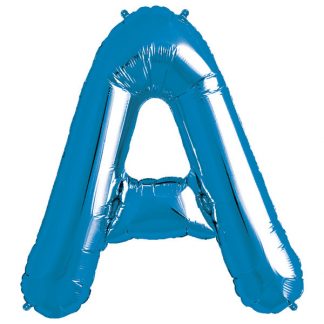 Blue Foil Letter A-0