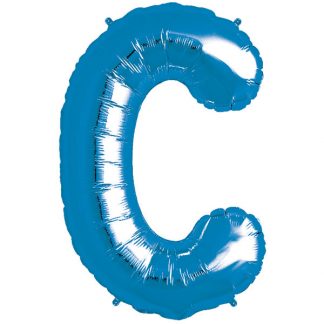 Blue Foil Letter C-0