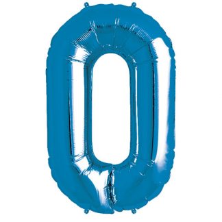Blue Foil Letter O-0