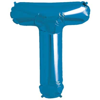 Blue Foil Letter T-0