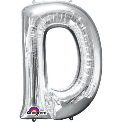 Silver Foil Letter D-0