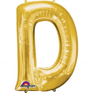 Gold Foil Letter D-0