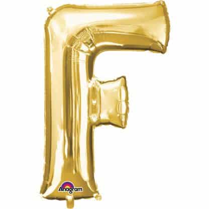 Gold Foil Letter F-0