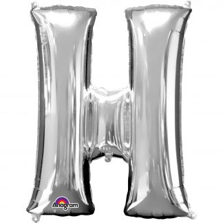 Silver Foil Letter H-0