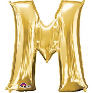 Gold Foil Letter M-0