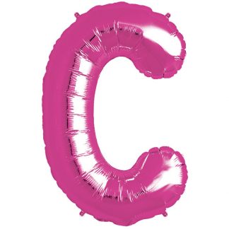Pink Foil Letter C-0