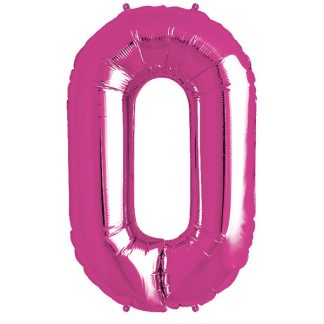 Pink Foil Letter O-0