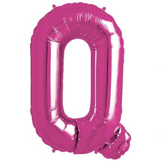 Pink Foil Letter Q-0
