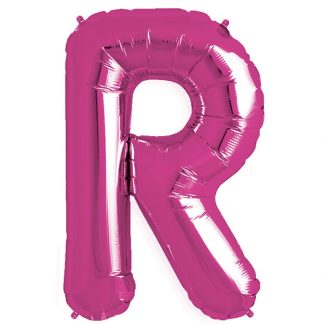 Pink Foil Letter R-0