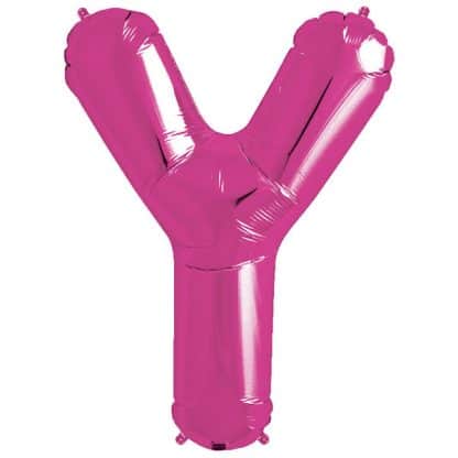 Pink Foil Letter Y-0