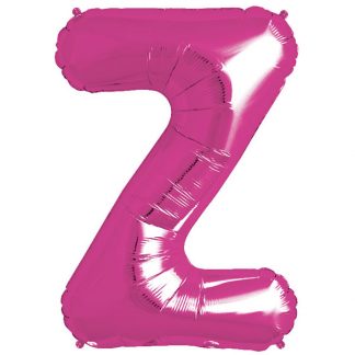 Pink Foil Letter Z-0