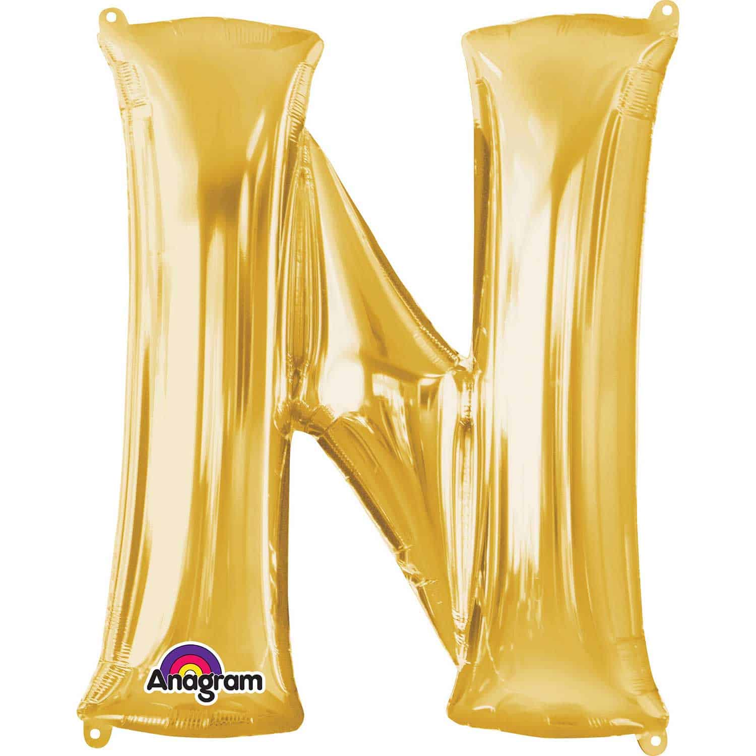 Gold Foil Letter N-0