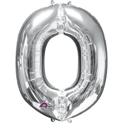 Silver Foil Letter O-0