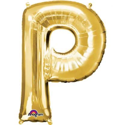 Gold Foil Letter P-0