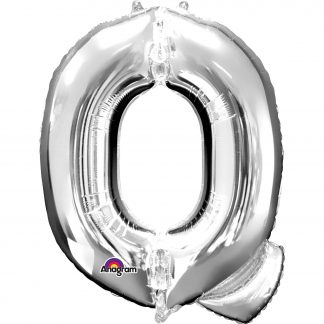 Silver Foil Letter Q-0