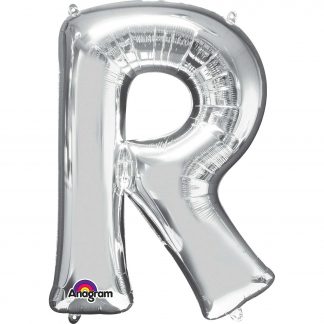 Silver Foil Letter R-0