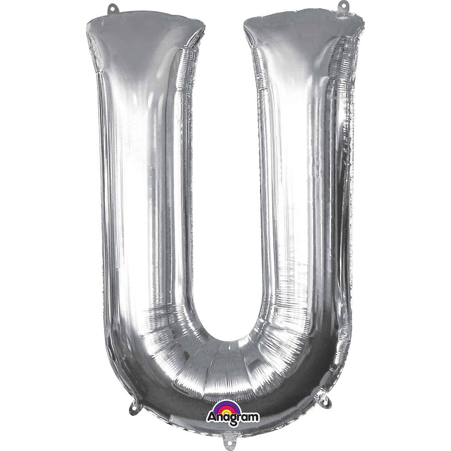 Silver Foil Letter U-0