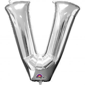 Silver Foil Letter V-0