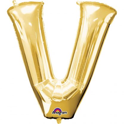Gold Foil Letter V-0