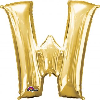 Gold Foil Letter W-0