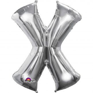 Silver Foil Letter X-0