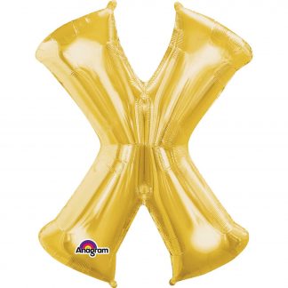 Gold Foil Letter X-0