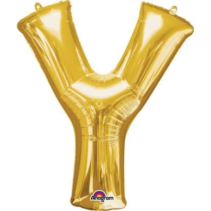 Gold Foil Letter Y-0