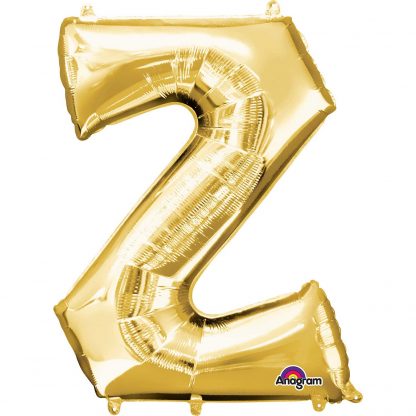 Gold Foil Letter Z-0