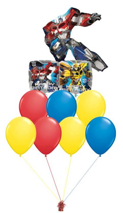 Transformers Birthday Balloon Bouquet -0