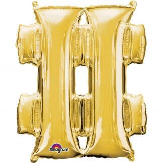 Gold Foil # Letter-0